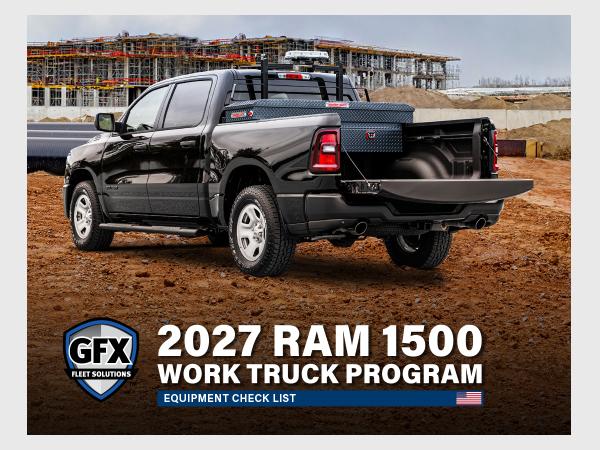 2027 Ram 2500 Work Truck Sales Code Guide - USA